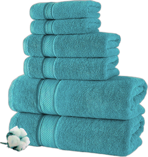 100% Egyptian Cotton 800GSM Towel Set - 8 Piece Bale